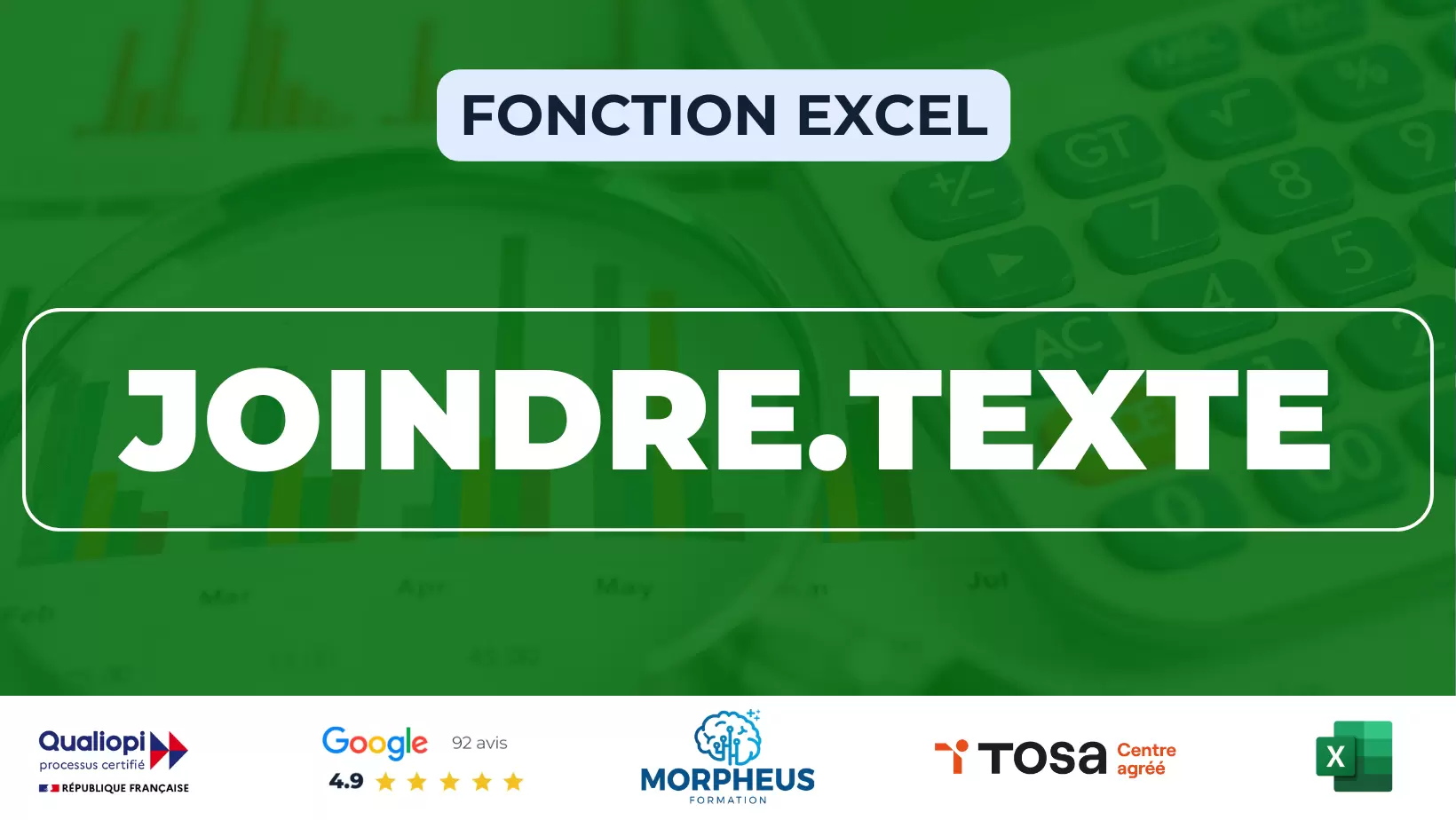Fonction JOINDRE.TEXTE Excel