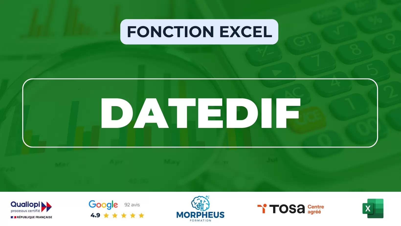 Fonction DATEDIF Excel