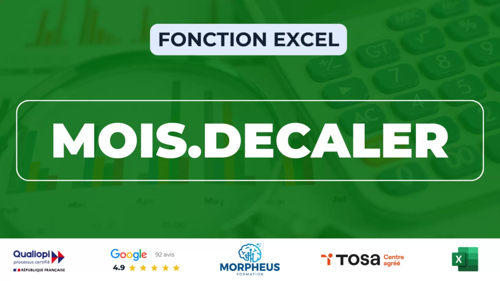 Fonction MOIS.DECALER Excel