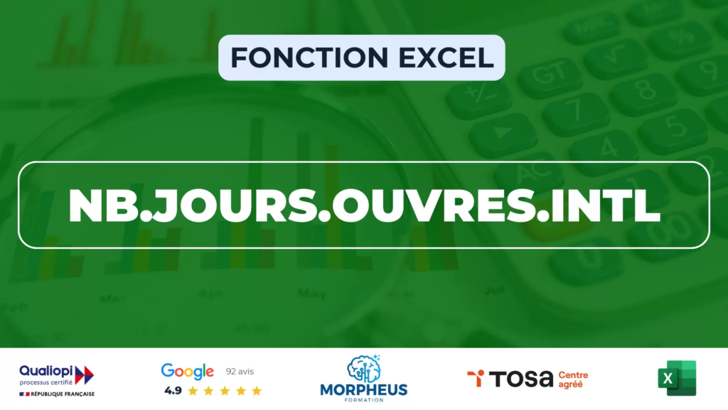 Fonction NB.JOURS.OUVRES Excel.INTL